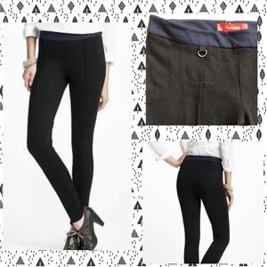 CARTONNIER 4 Black & Blue Ponte Knit Leggings Anthropologie